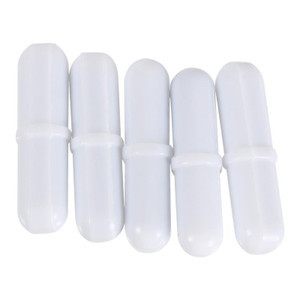 thumbnail image 2 of Magnetic Stirrer Bars 5pcs - PTFE Coated, Cylinder White, 7mm X 30mm Type C O 222525 2 of 11