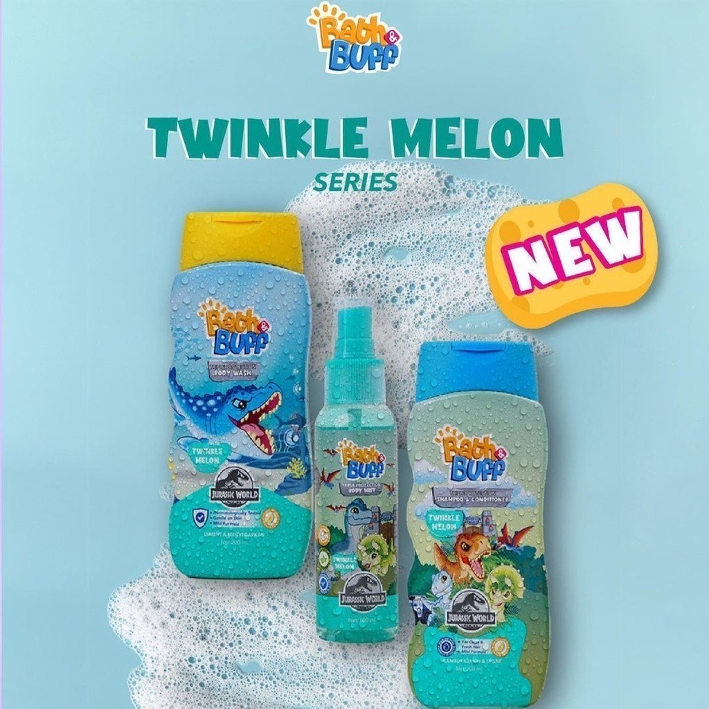 Jual Bath and Buff Twinkle Melon SERIES | Body Wash Triple Protection ...
