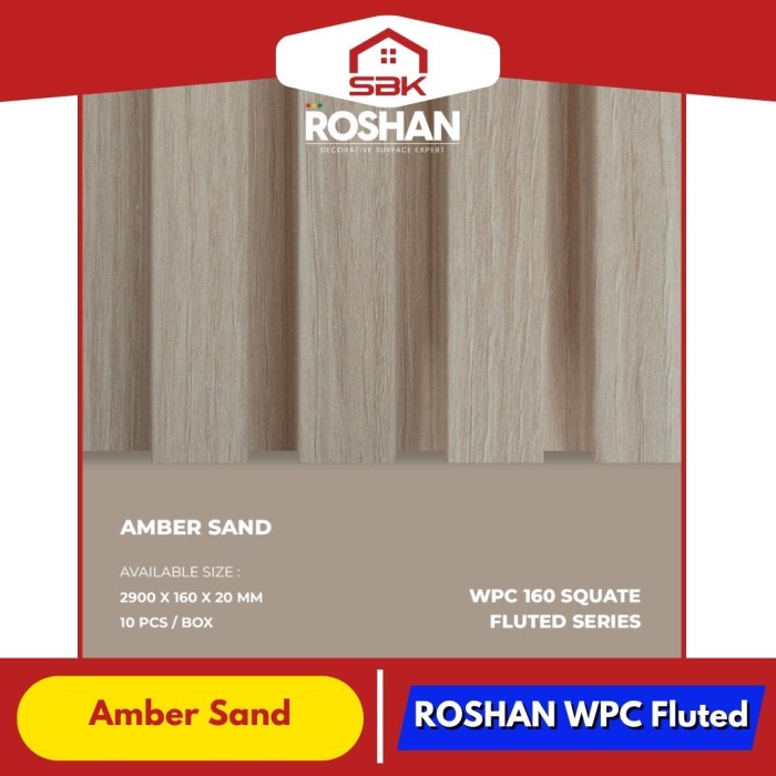 Jual Dekorasi Dinding Wall Panel Fluted Wpc Roshan 2900X160Mm Original ...