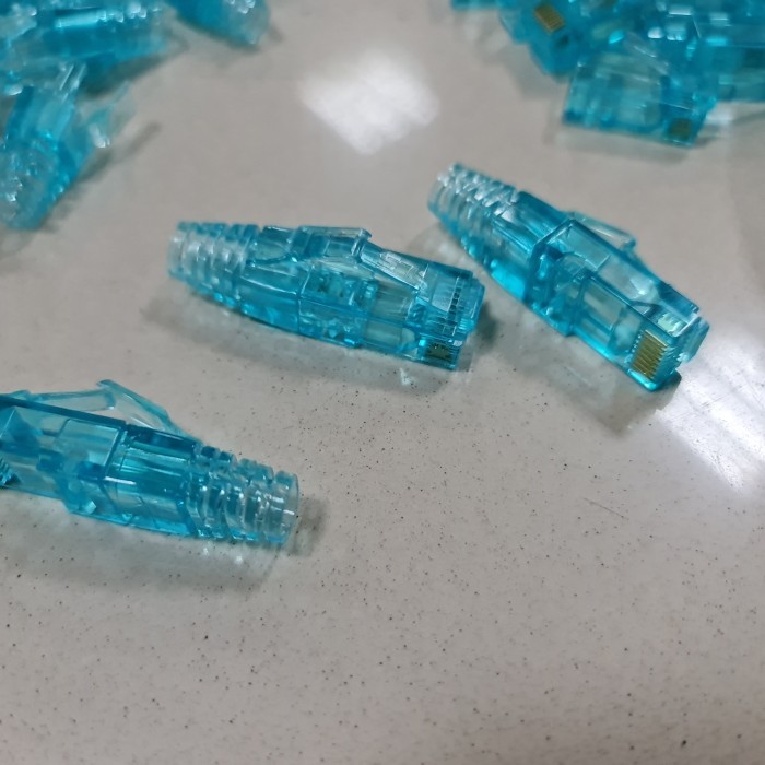 Jual Bebas Ongkir Ls EZ modular plug rj45 cat 6 / LS-MP-UC6-RJ45-EZ ...