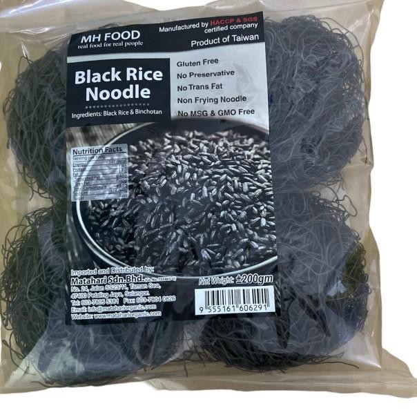 Jual Mh Food Bla Gluten Free Rice Noodle Bihun Bera Hitam | Shopee ...