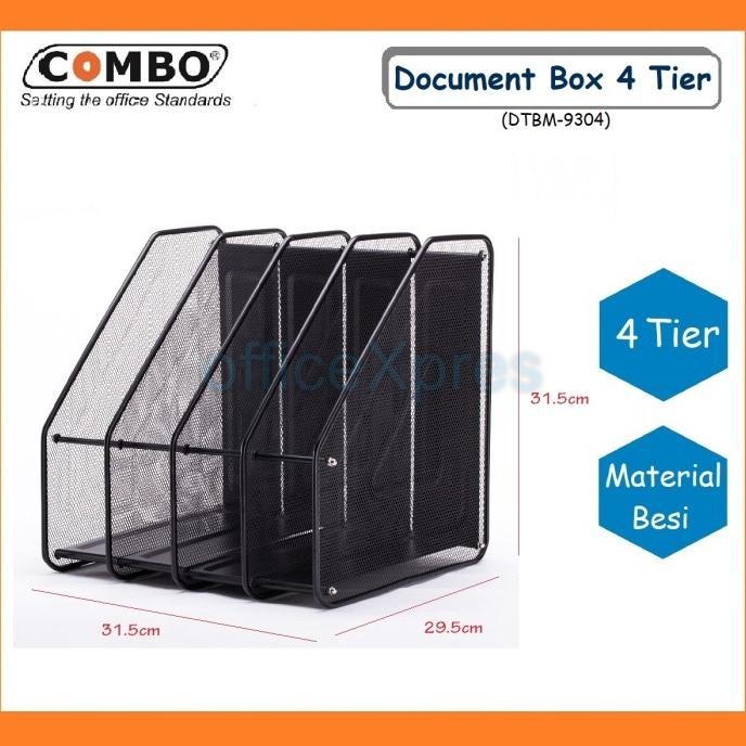 Jual Rak Box File Kantor 4 Tier / Rak Dokumen layer / Document Rack ...