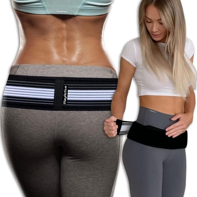Jual Playactive Sacroiliac Si Joint Hip Belt - Lower Back Support Brace ...