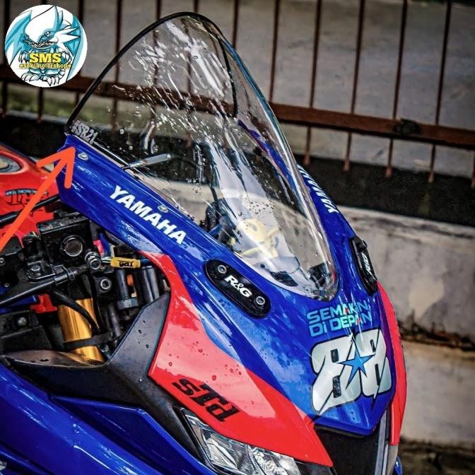 Jual Jual Windshield Visor Jenong R15 V3 Plus Lis Karet | Shopee Indonesia