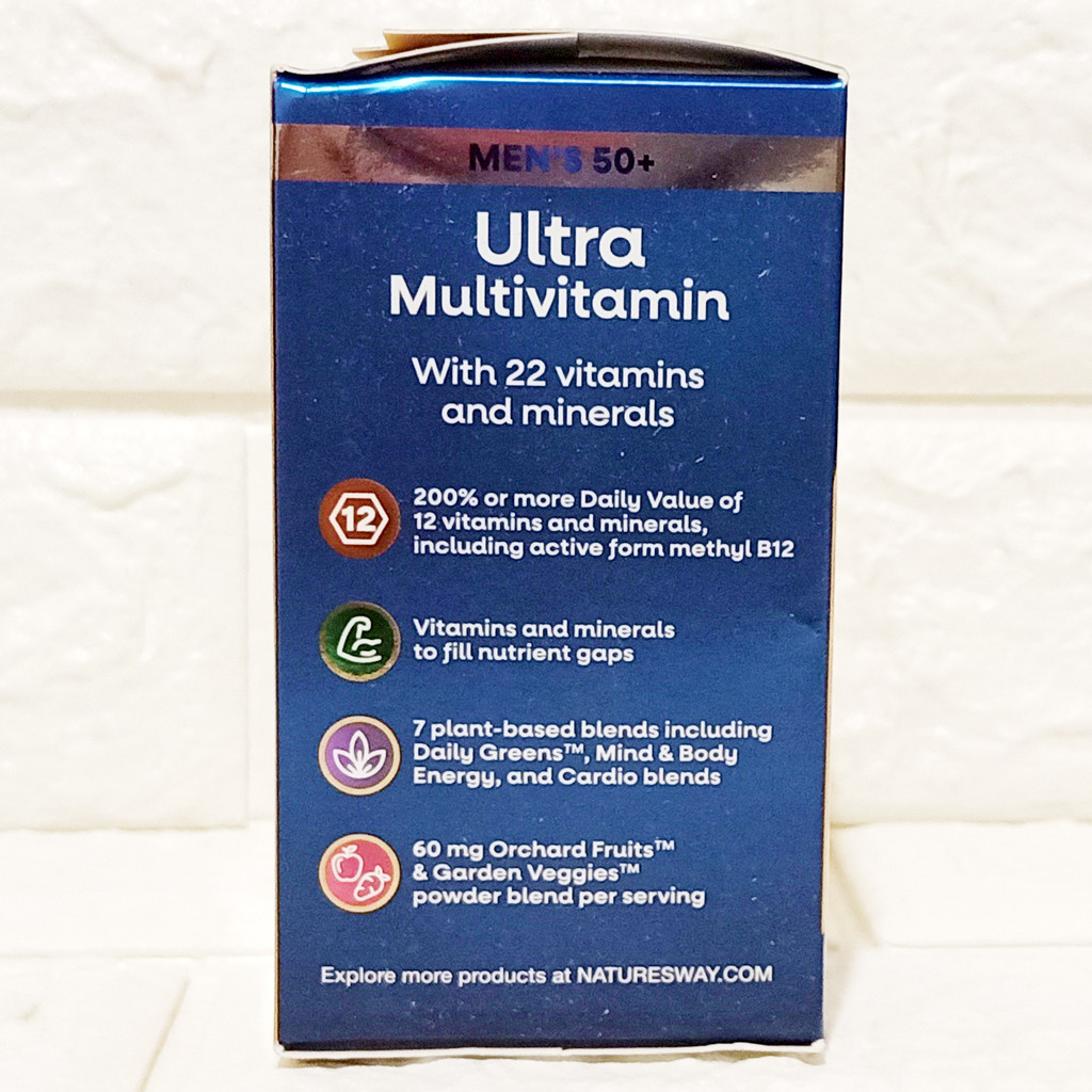 Jual Multivitamin ALIVE Men 50+ Ultra Potency Complete Natures Way 60 ...