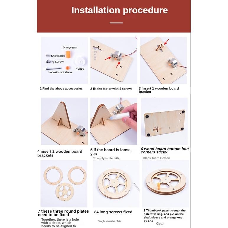 Jual ORIGINAL Mainan Edukatif DIY: Rakitan Generator Bohlam Kayu untuk ...