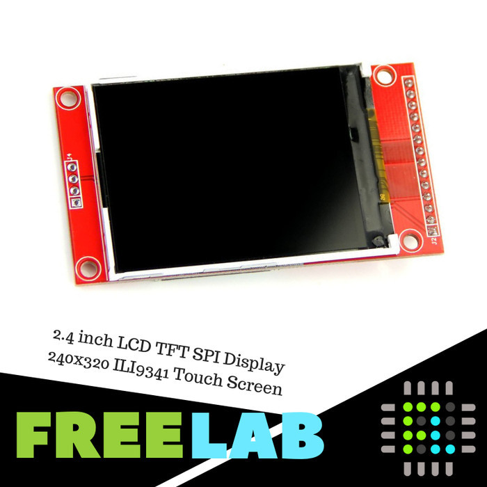 Jual 2.4 inch LCD TFT SPI Display 240x320 ILI9341 Touch Screen | Shopee ...
