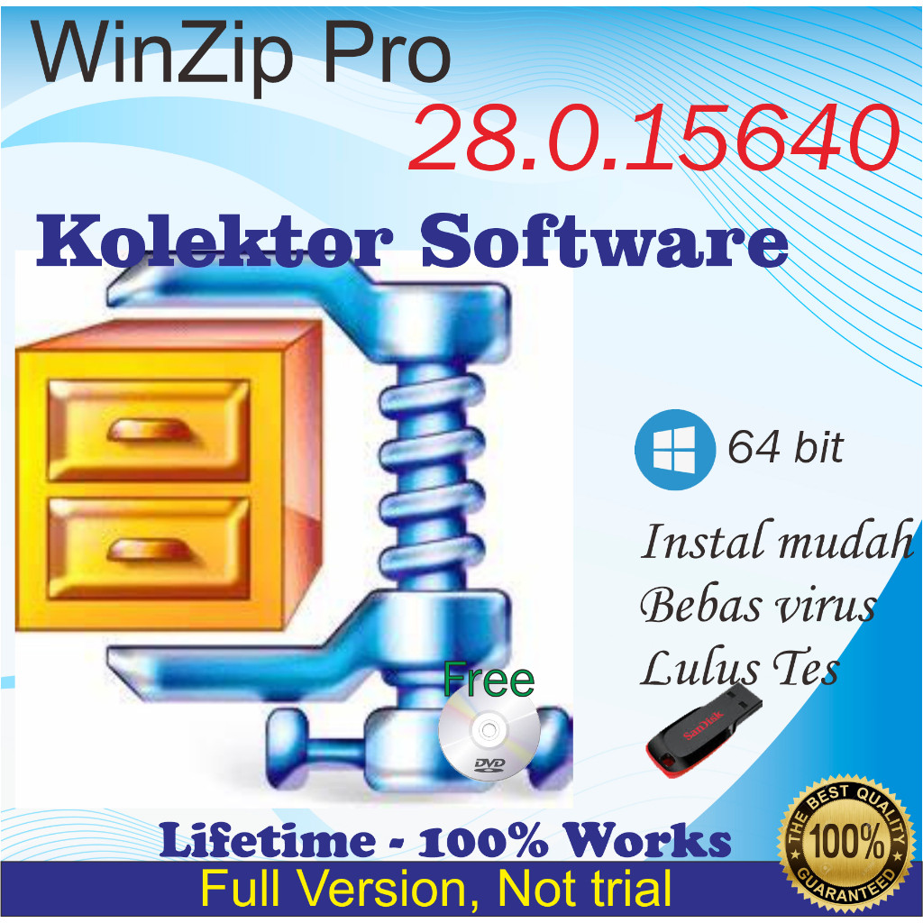 Jual WinZip Pro - Full Version, Lifetime | Shopee Indonesia