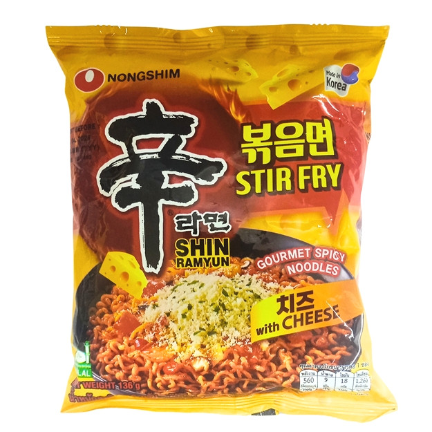 Jual S14502 NONGSHIM SHIN RAMYUN CHEESE STIR FRY MIE KOREA 130GR BKS ...