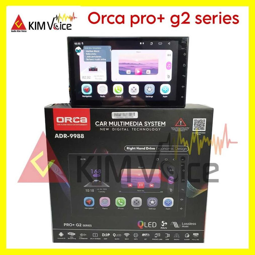 Jual Head Unit Android Orca Pro+ G 2 series ADR-9988 7 Inch + Kamera ...