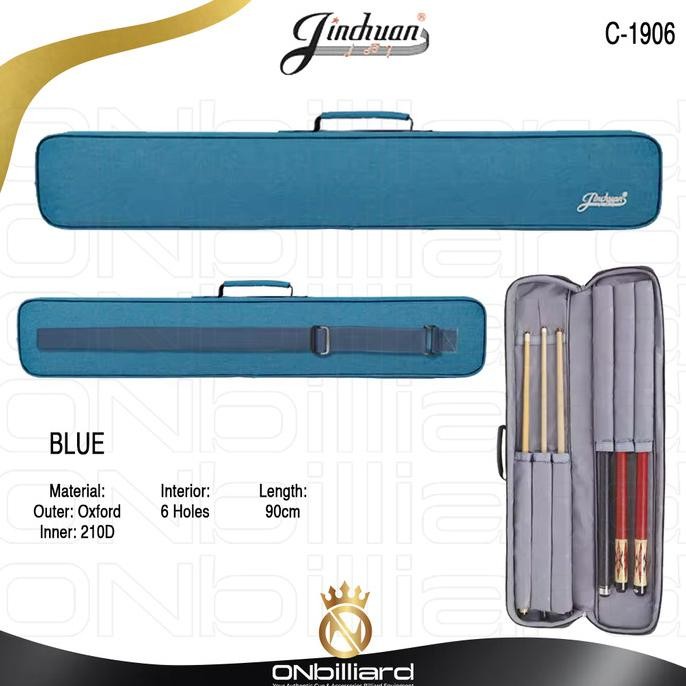 Jual JINCHUAN C-1906 Tas Stick Billiard 3x3 Cue Soft Case 3 Butt 3 ...