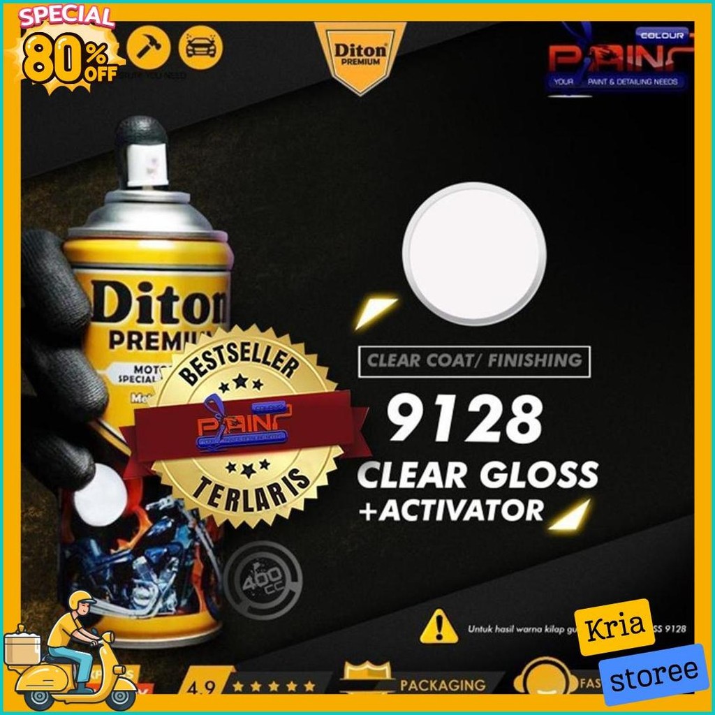 Jual Diton Premium 9128 Clear + Activator ( 2 Fungsi ) Cat Semprot ...