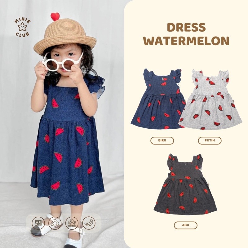 Jual Minieclub Dress Watermelon | Shopee Indonesia