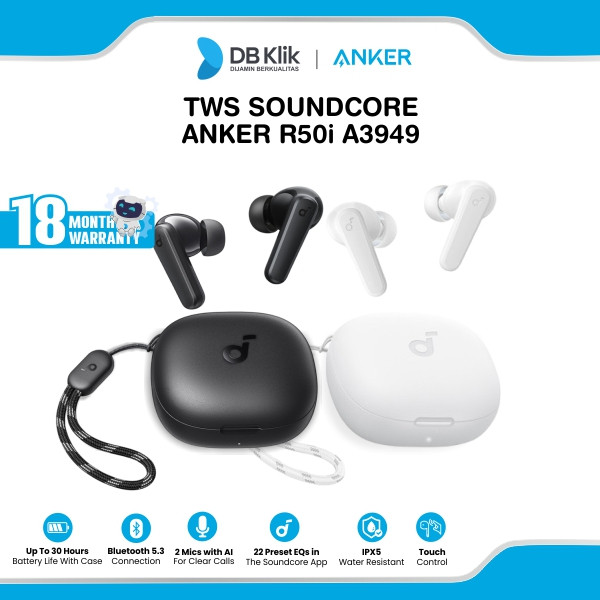 Jual Soundcore (Anker) Tws Anker Soundcore R50I A3949 - True Wireless ...