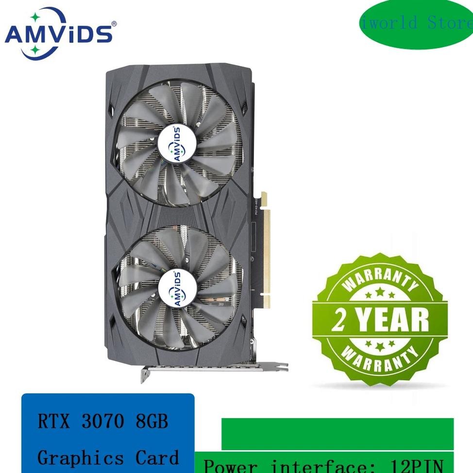 Jual rtx 3070 8gb graphics cards 256 bit gddr6 hdmi-compatible dp gpu ...