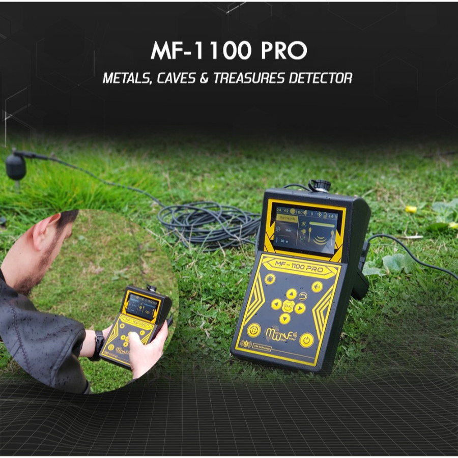 Jual Metal Detektor MWF MF 1100 Pro Long Range Locator LRL Metal ...