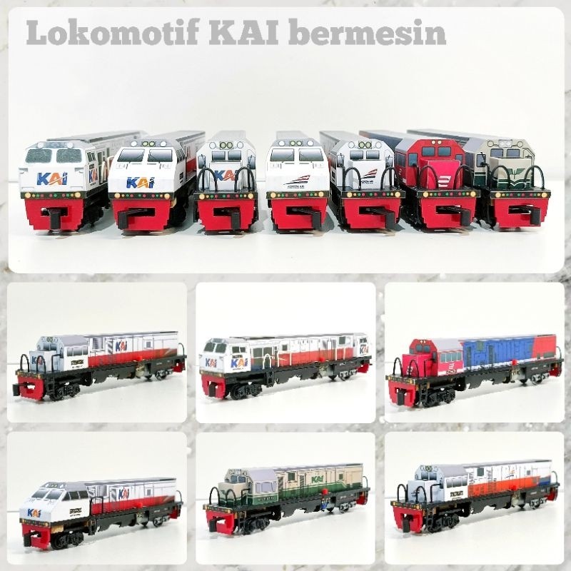 Jual Kereta Api Indonesia Gerbong Umpang Lokomotif Cc201 Cc203 Cc206 ...