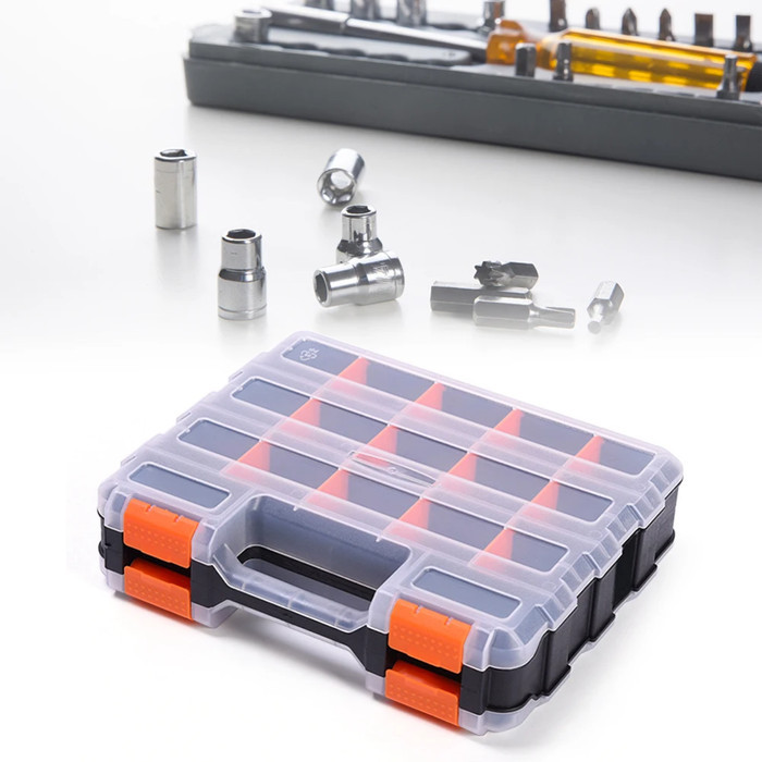 Jual Toolbox Baut Mur Paku Double Side Kotak Perkakas Penyimpanan Tool ...