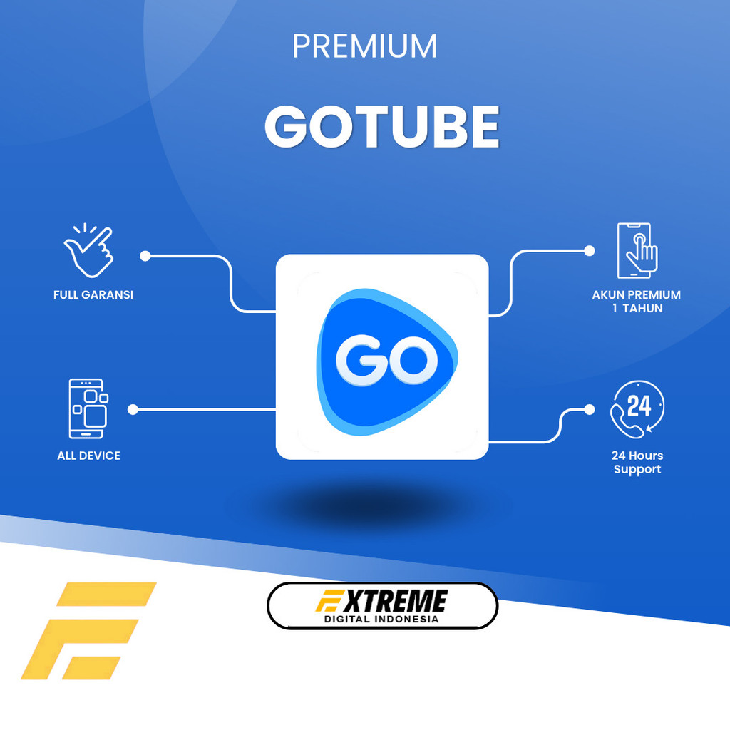 Jual Gotube Premium 1 Tahun Resmi Bergaransi (Proses Instant) | Shopee ...