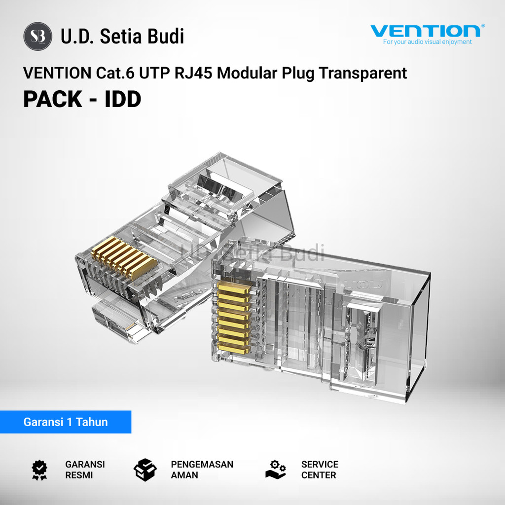 Jual Vention IDD / IDB Connector RJ45 Cat5E / Cat6A UTP FTP Modular ...