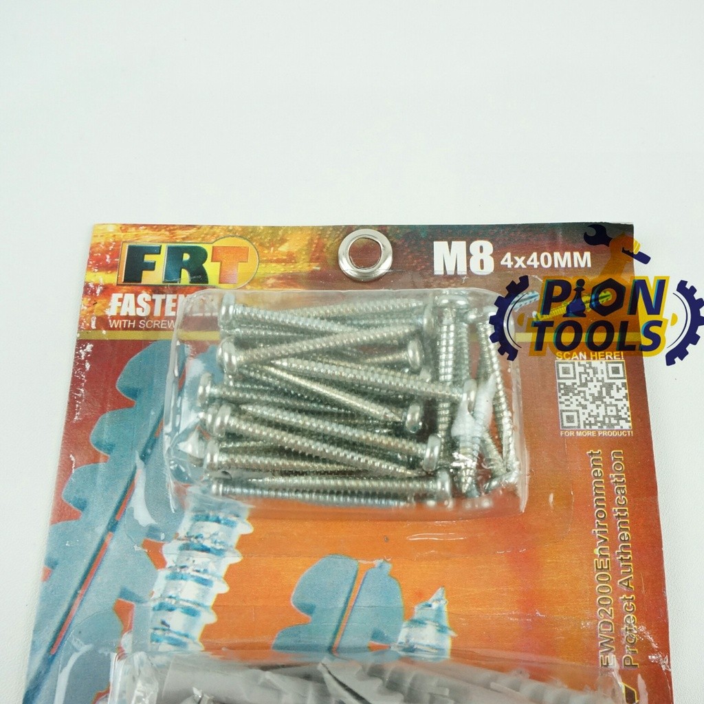 Jual SH907 FRT Sekrup M8 isi 35 pc Set Sekrup Pengait Tembok FRT ...