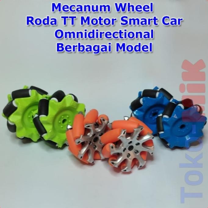 Jual Baru Roda Ban Omnidirectional Robot Mecanum Wheel Smart Car 1 ...