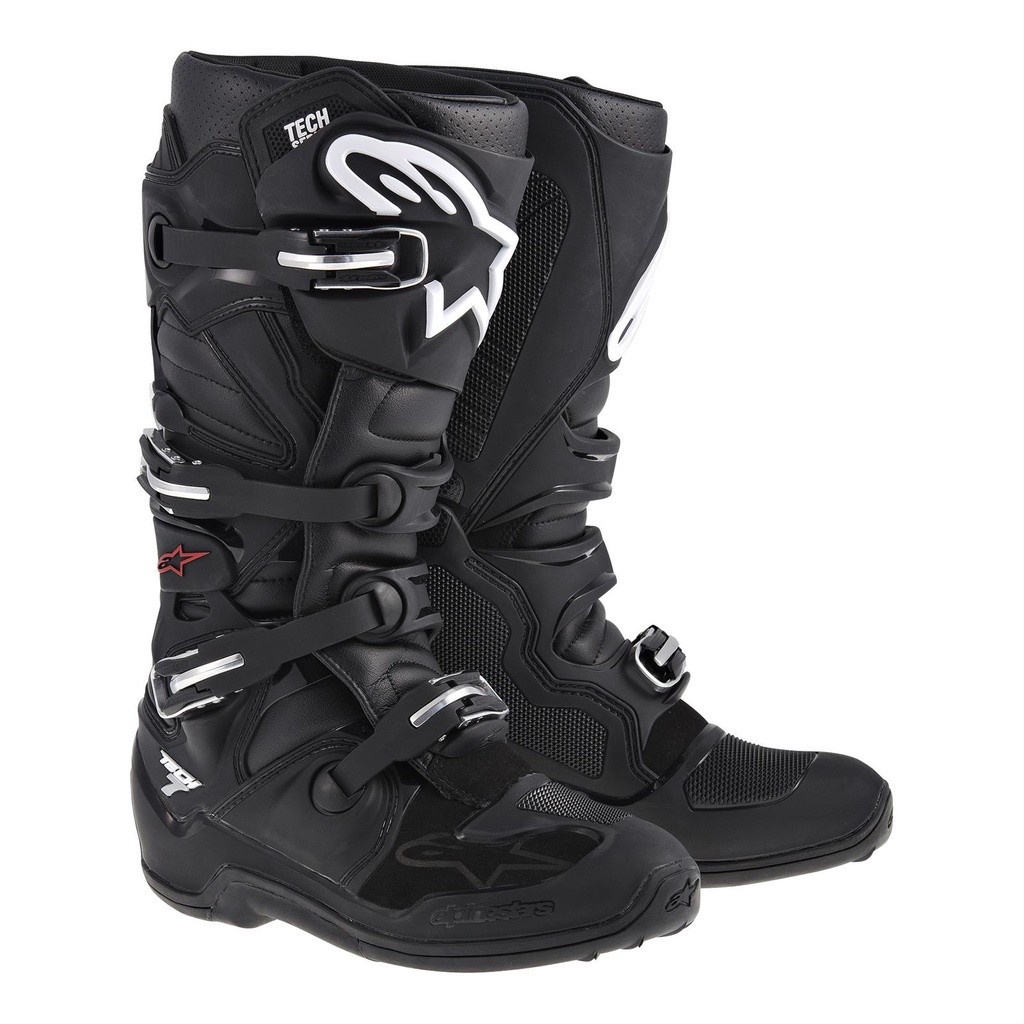 Jual Sepatu Cross / Sepatu Trail Alpinestars Tech 7 Plain Color Boots ...