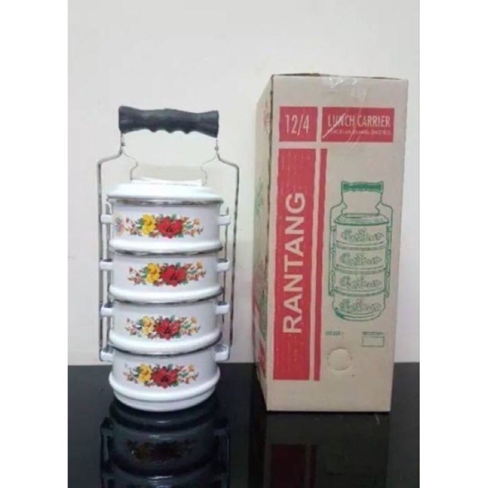 Jual RANTANG ENAMEL 12CM / 4 SUSUN | Shopee Indonesia
