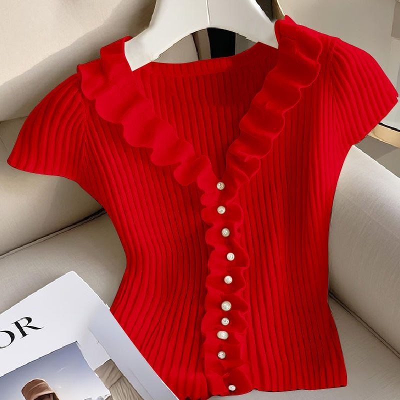 Ice Womens Side Tucked Detail Top