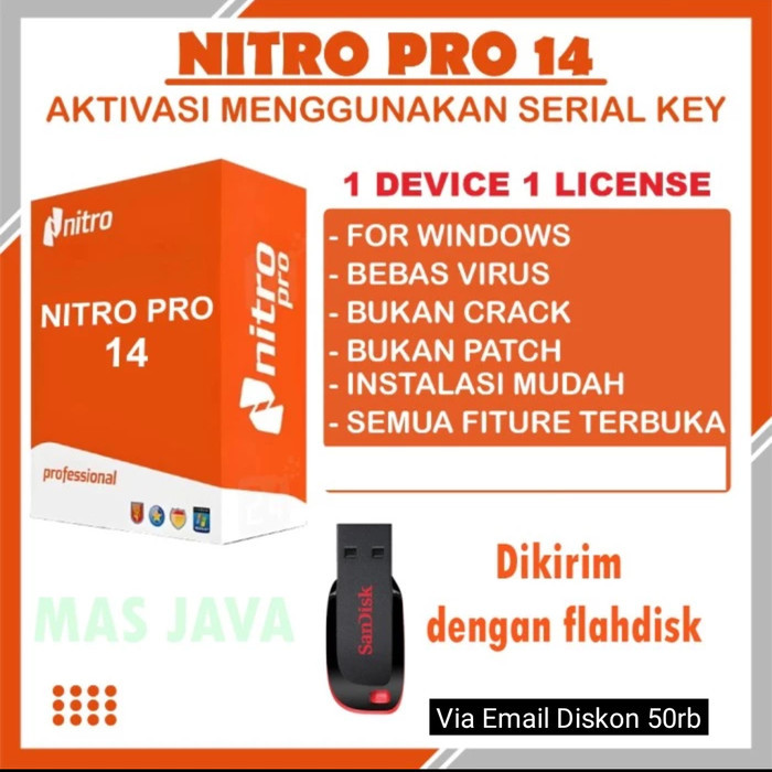 Jual NITRO PDF Editor - Nitro Pro 14 13 12 11 10 Full Version original ...