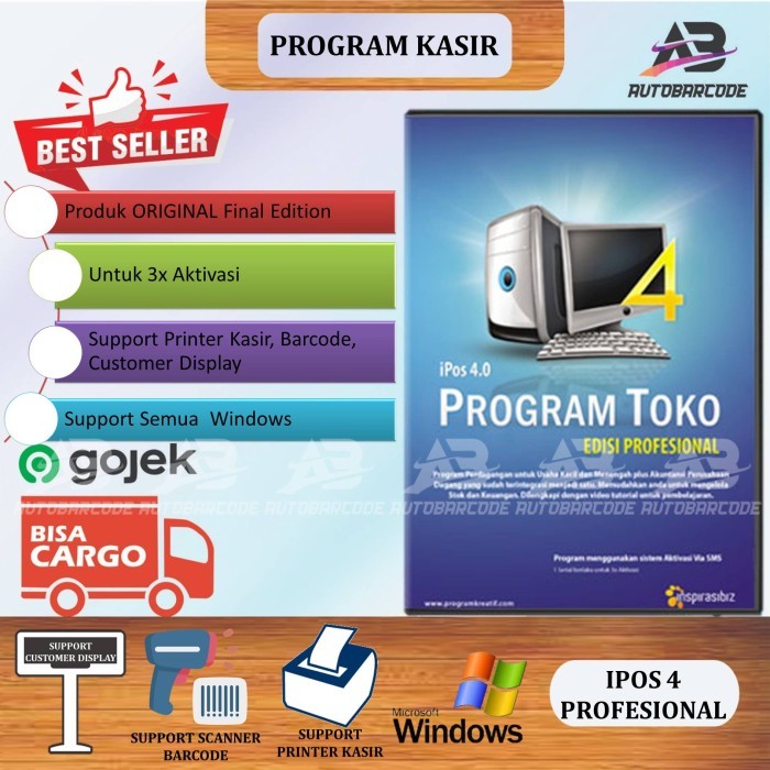 Jual SOFTWARE KASIR IPOS 4.0 PROFESIONAL | Shopee Indonesia