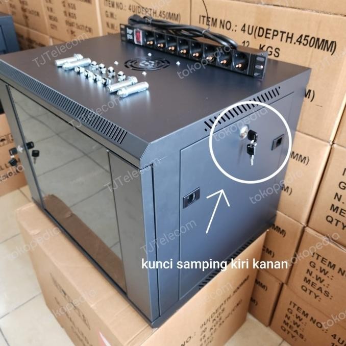 Jual rack server 8U / wallmount rack 8U depth 500mm | Shopee Indonesia