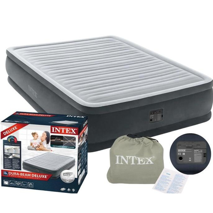 Jual INTEX Kasur Angin DOUBLE Durabeam PLUS 67768 Built-in Electric ...