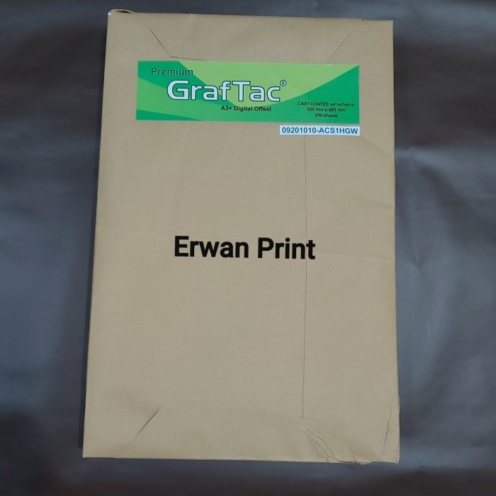 Jual STICKER CHROMO A3+ GRAFTAC CAST COATED (ISI 250) | Shopee Indonesia