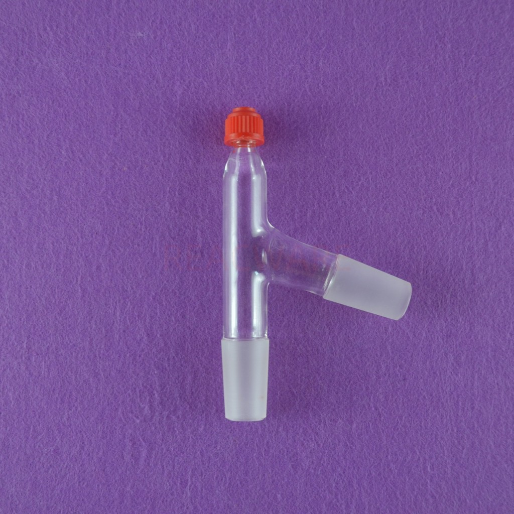 Jual Lab Glass 3-way Distillation Adapter with Thread 24/40 | Shopee ...