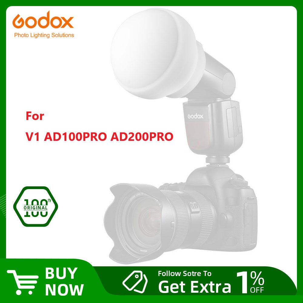 Godox AK-R22 Kuppeldiffusor für Rundkopfblitze, zusammenklappbare