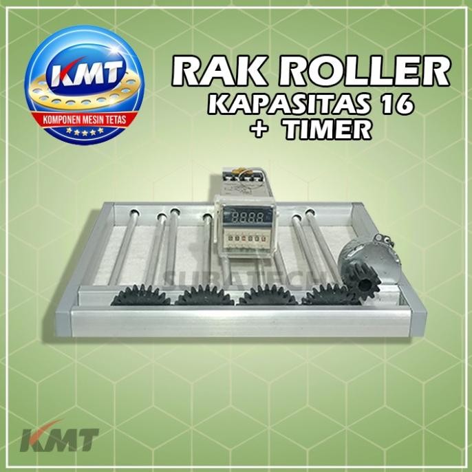 Jual Paket Pemutar Otomatis Rak Roller kap. 16 untuk Mesin Tetas Telur ...