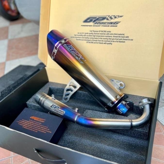 Jual Knalpot GP Racing Titanium Xmax Gp Racing Original | Shopee Indonesia