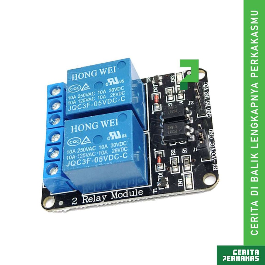 Jual 2 Relay Channel 5V 12V CP / Module Arduino Optocupler Modul ...