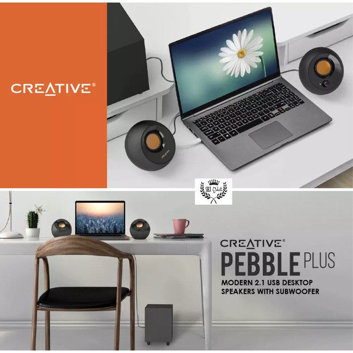 Jual Creative Pebble Plus 2.1 USB Powered Desktop Speaker Far Field