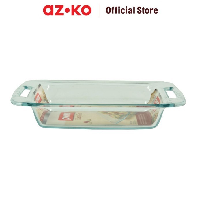 Jual AZKO Pyrex 1.9 Ltr Easy Grab Oblong Loyang Kaca | Shopee Indonesia