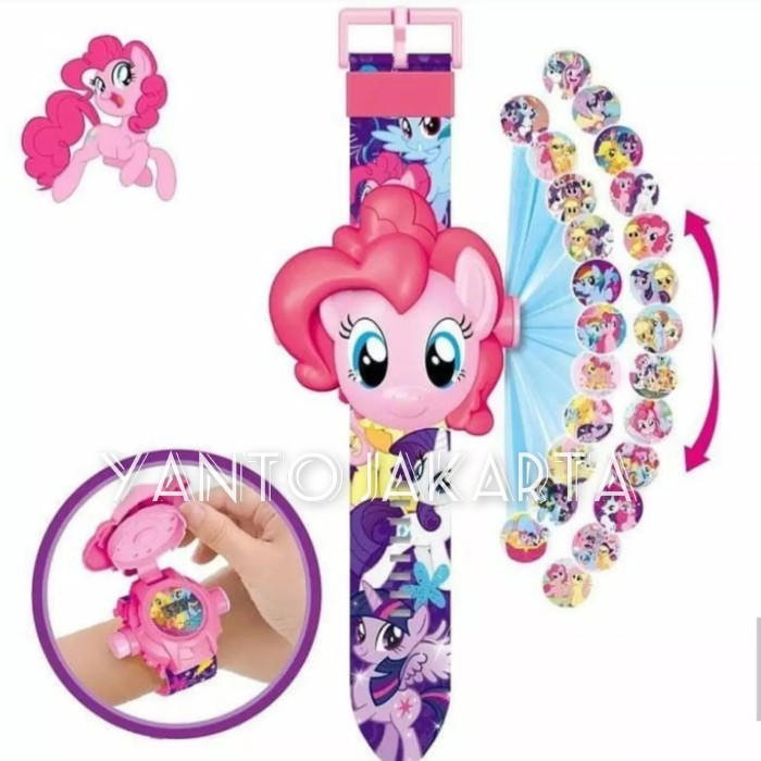 Jual Jam Tangan Anak Perempuan Kuda Pony Lampu Proyektor 24 Gambar