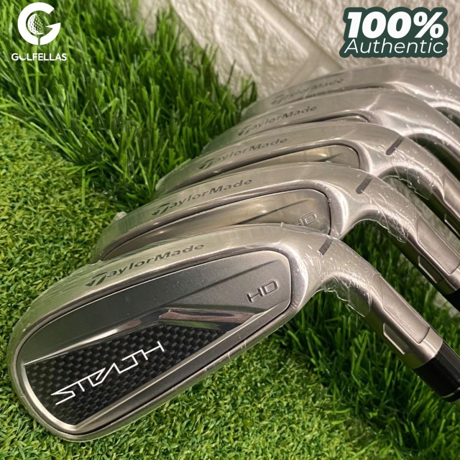 TaylorMade Stealth HD Iron Set 5-P,A KBS 65 Graphite Regular Left-Hand