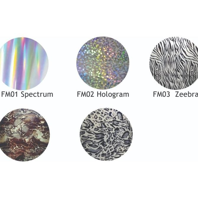 Jual Sticker Baju / Polyflex Foil Korea Motif (Spectrum - Hologram ...