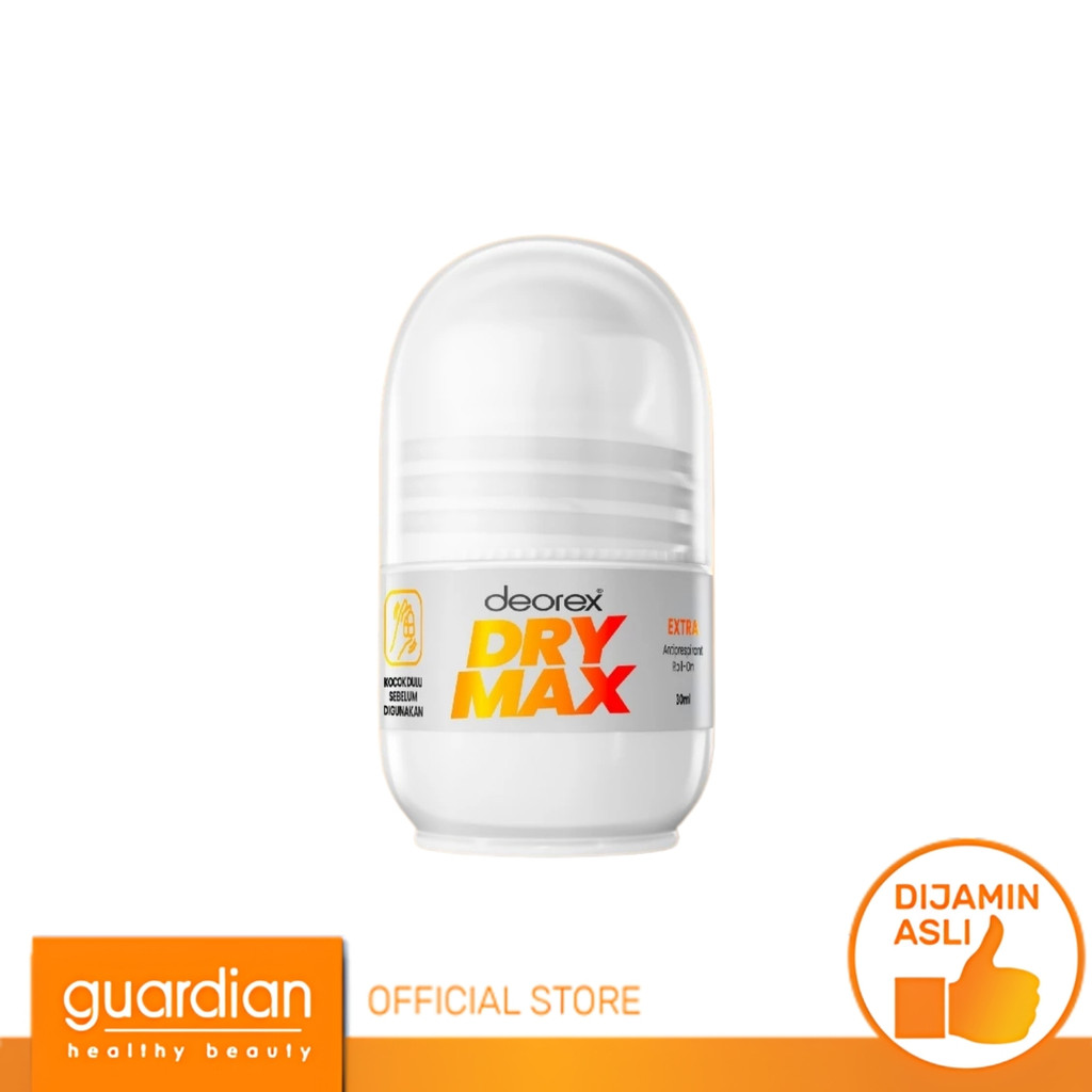 Jual Deorex DryMax Extra AntiPerspirant Deodorant Roll on 30Ml | Shopee ...