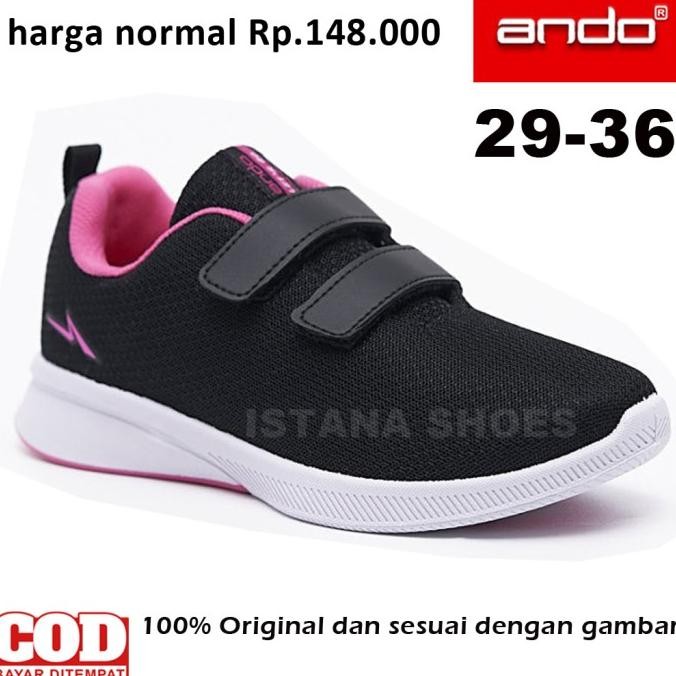 Jual Baru Sepatu Anak Perempuan Ando Diva Liht, Sepatu Sekolah Anak Sd