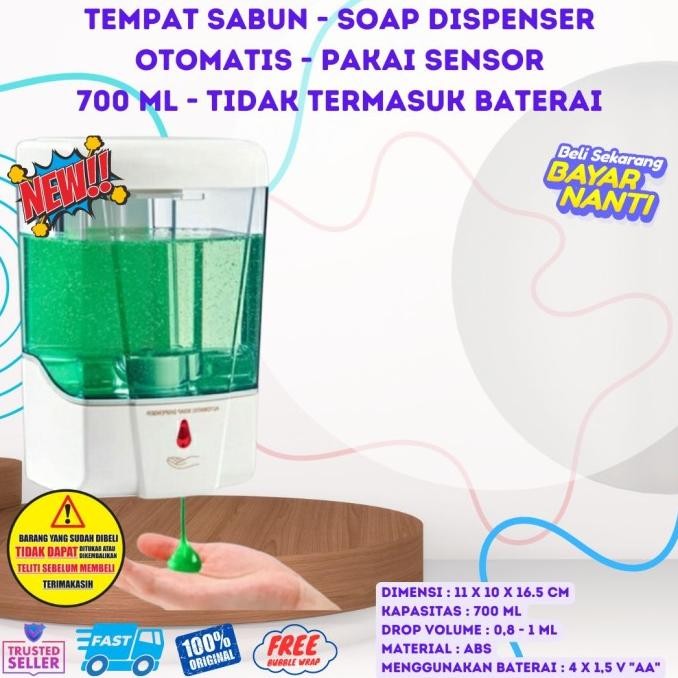 Jual SJS TEMPAT SABUN CAIR OTOMATIS AUTOMATIC SMART SOAP DISPENSER ...