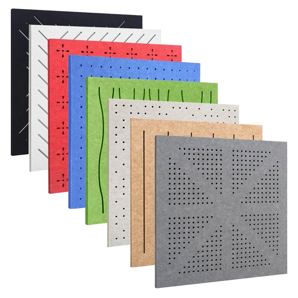 Jual 12 Pak Panel Akustik Pola Lubang Penyerap Suara Panel Kedap Suara ...