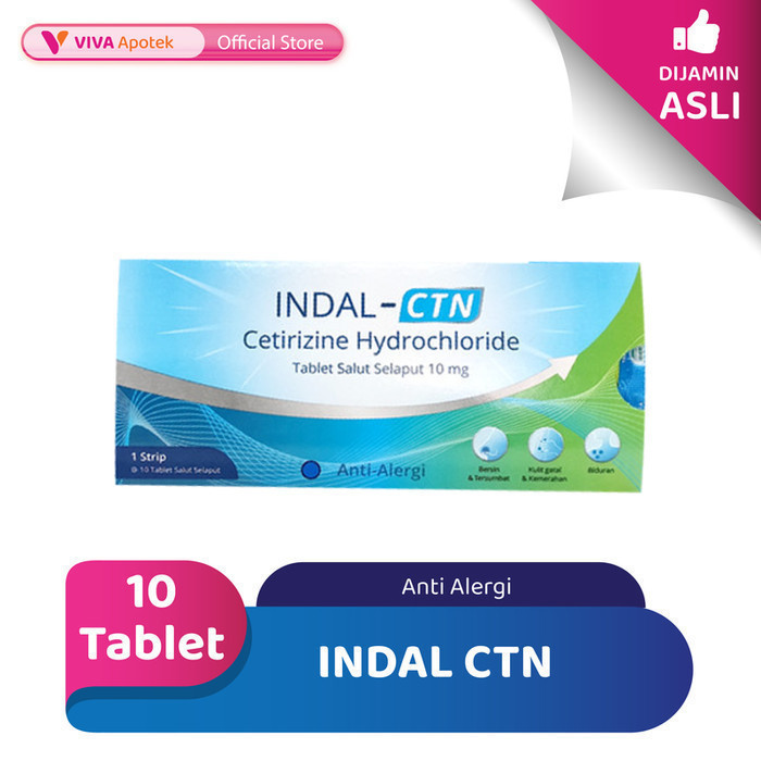 Indal CTN Membantu Mengatasi Alergi (10 Tablet)