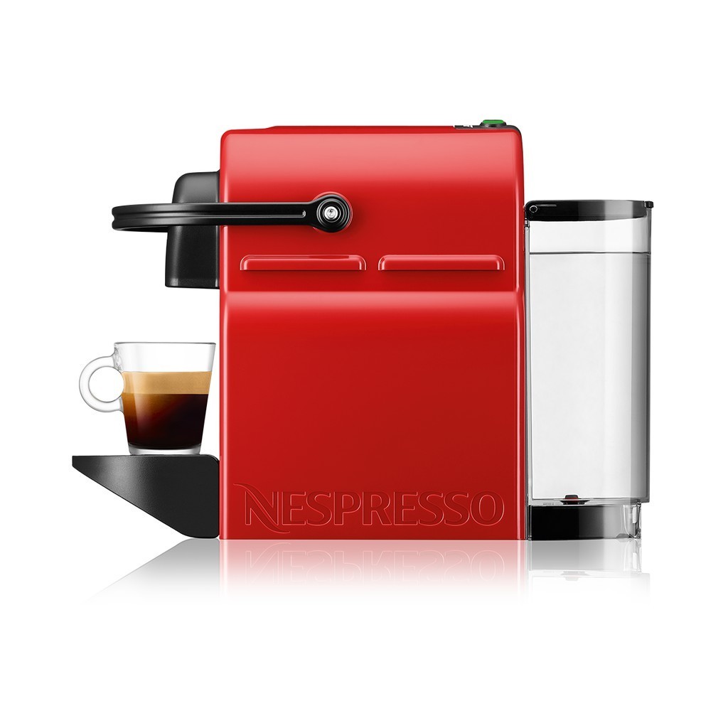 ネスプレッソコーヒーメーカーレッド INISSIA カプセル80個付き